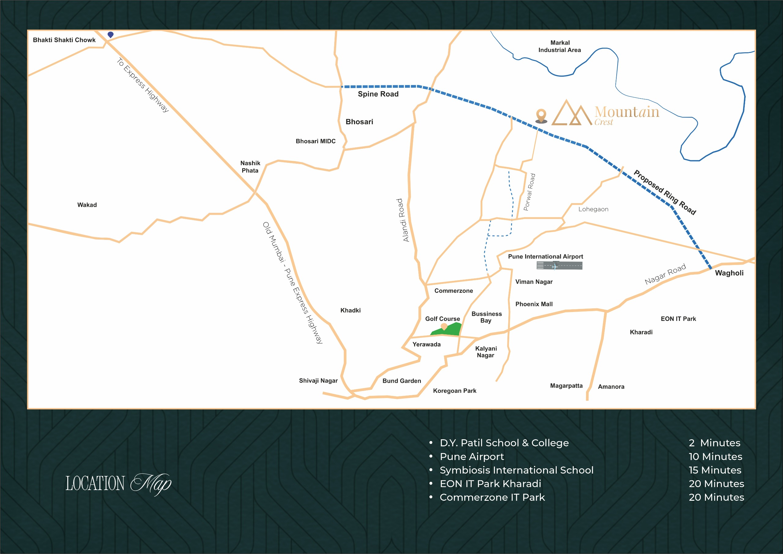 Winsome Mountain Crest Location Map