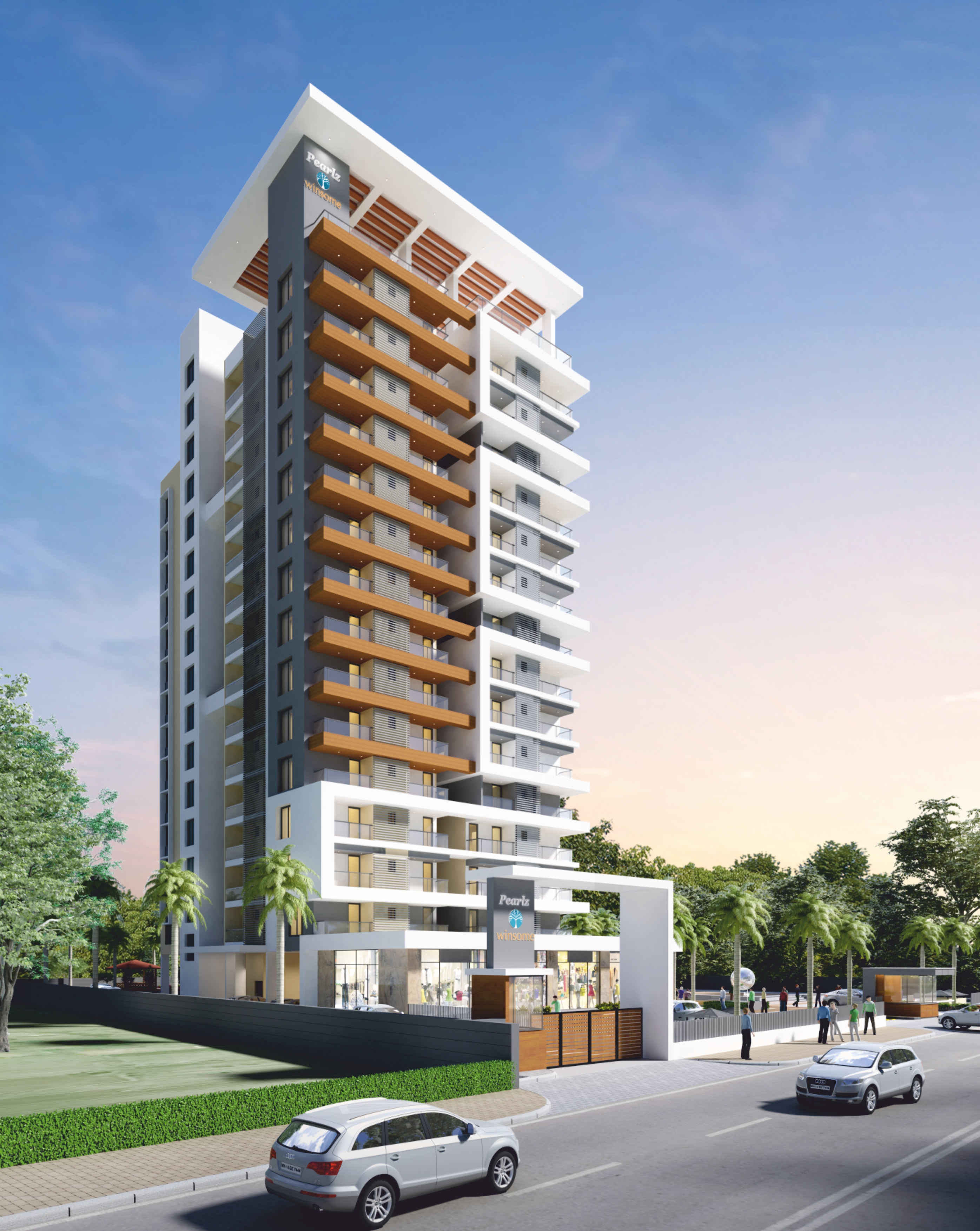 Winsome Pearlz - High-Rise Exterior Perspective