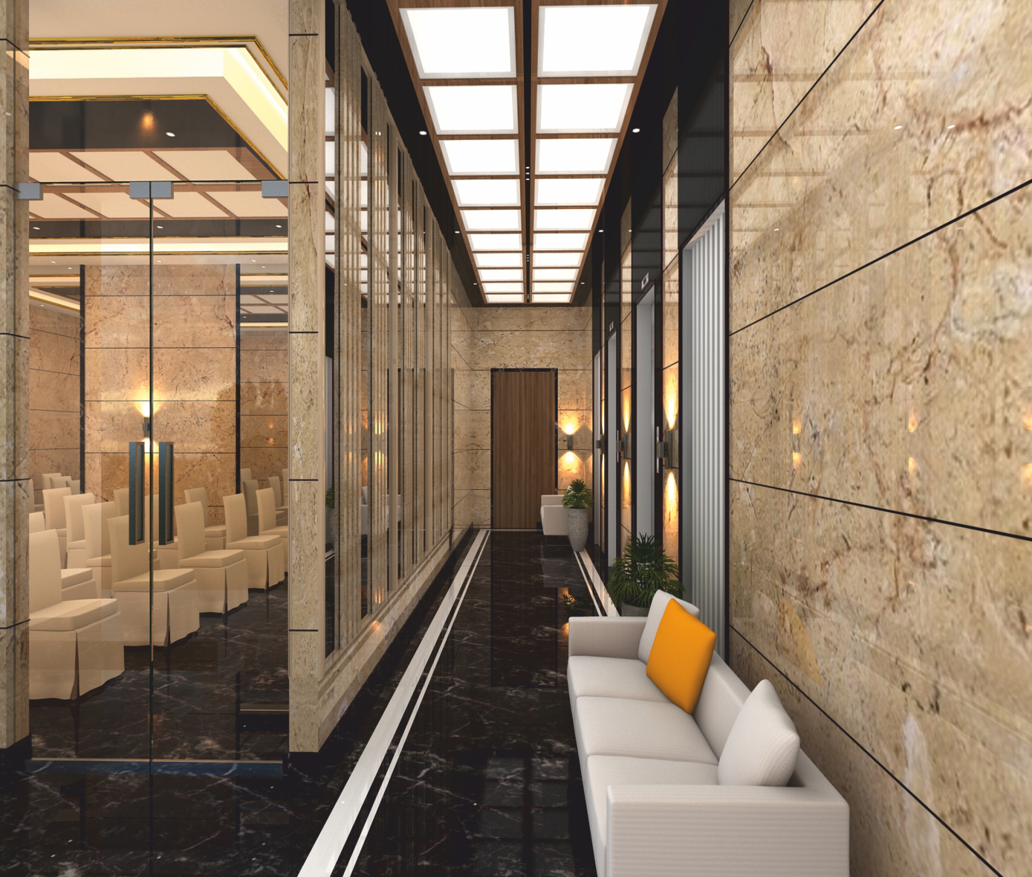 Winsome Pearlz - Luxury Lobby Hallway